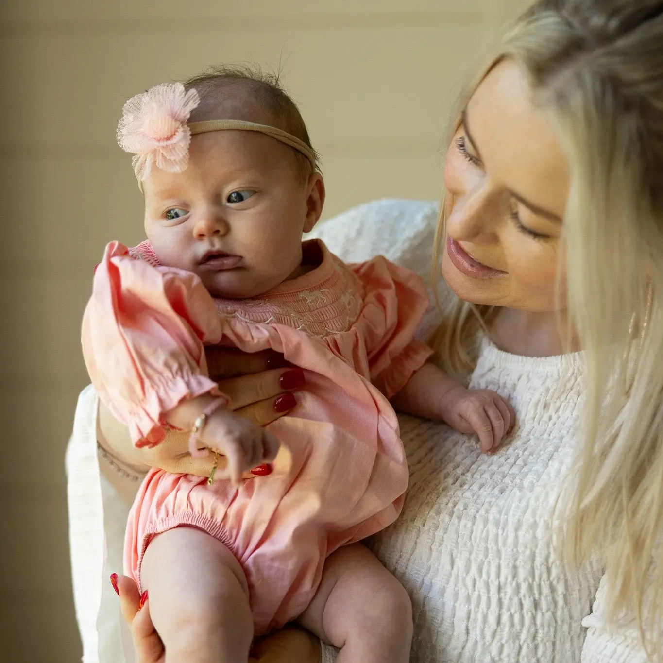 Pink Pony Smocked Romper - Image 10