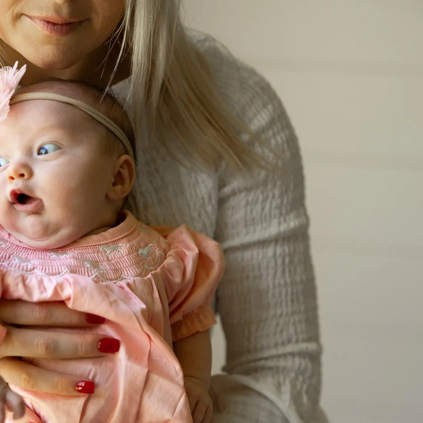 Pink Pony Smocked Romper - Image 3