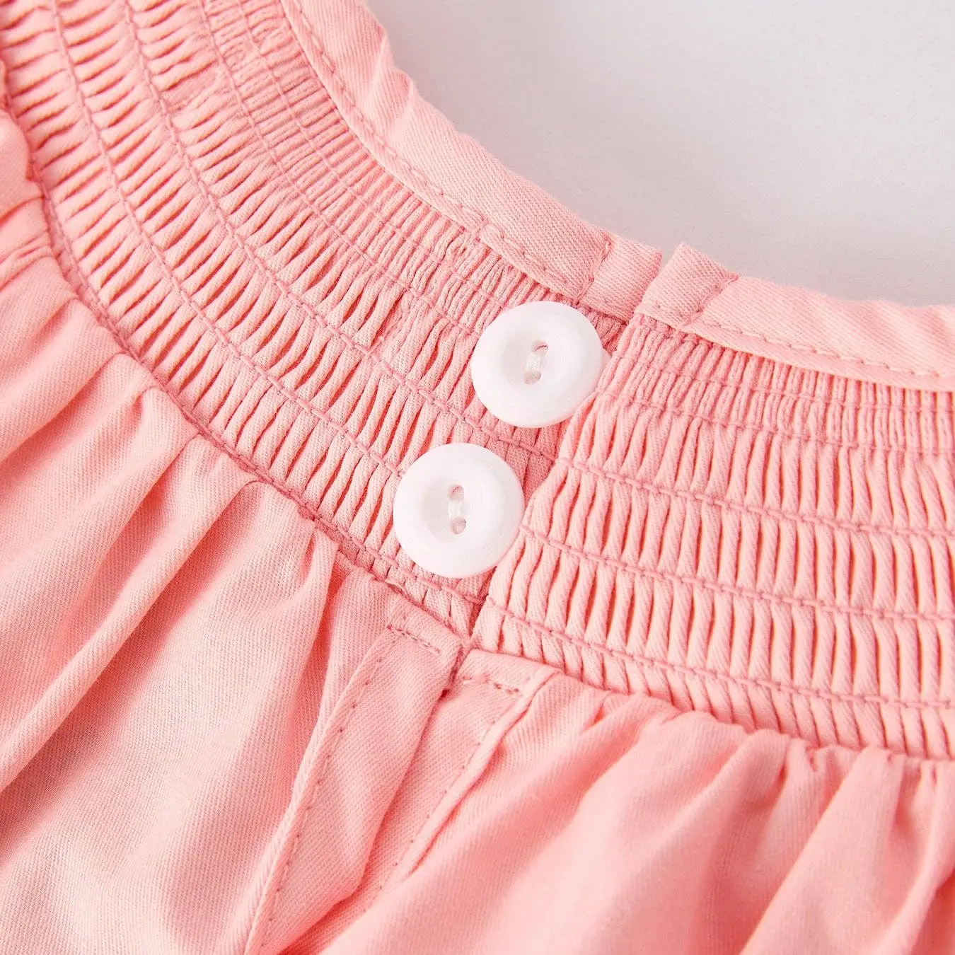 Pink Pony Smocked Romper - Image 8