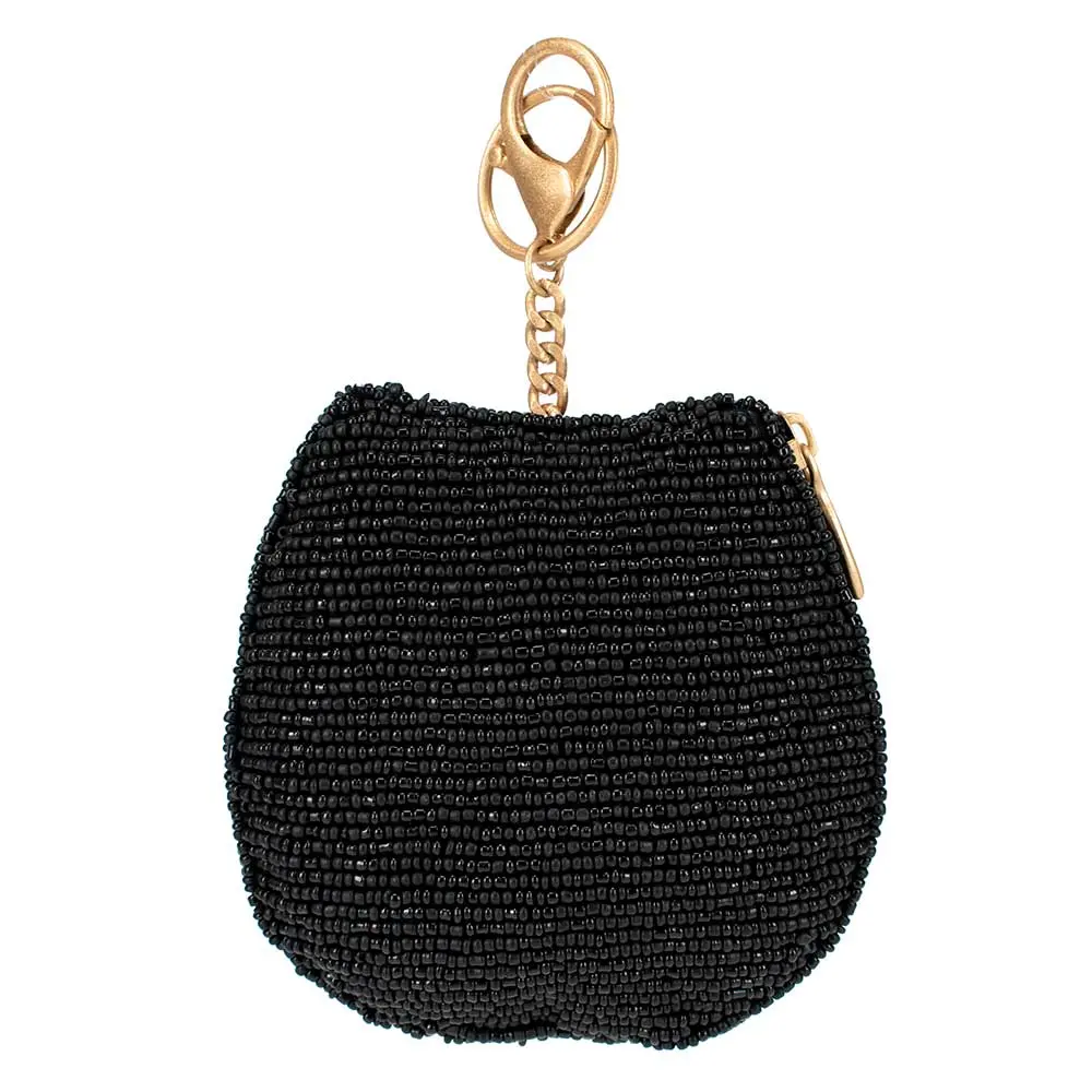 Lucky Horseshoe Hand-Beaded Coin Purse - Image 2