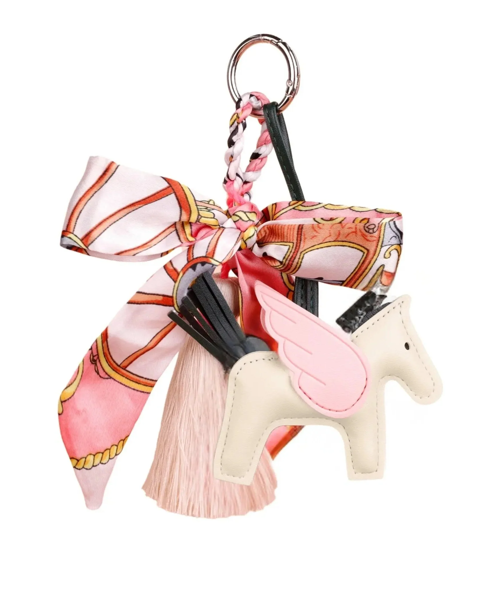 Guardian Angel Horse Bag Charm (Pink)