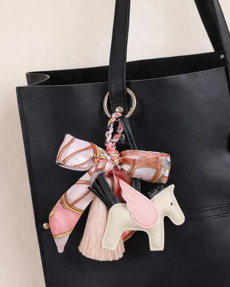 Guardian Angel Horse Bag Charm (Pink) - Image 2