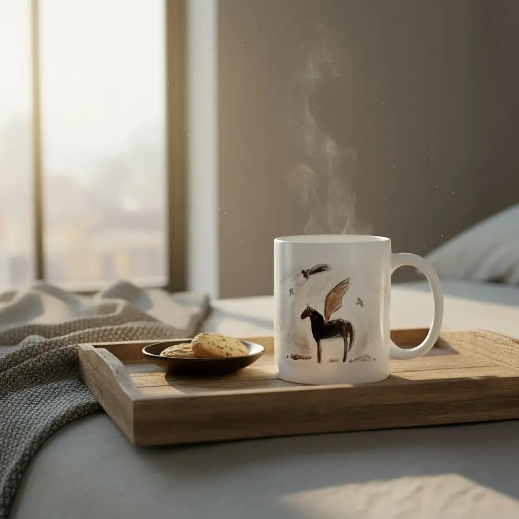 Guardian Angel Horse Mug - Image 3