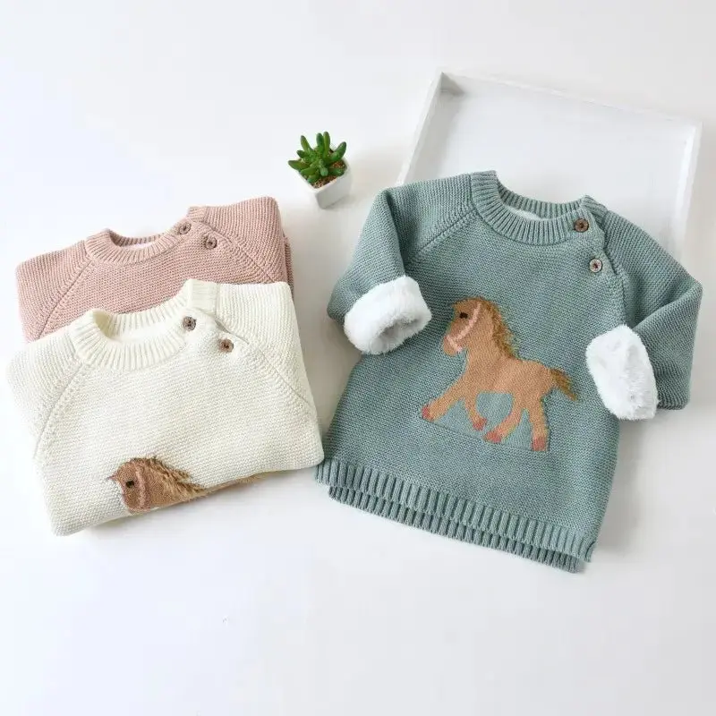 Gwenny Horse Sweater (Seafoam) - Image 6