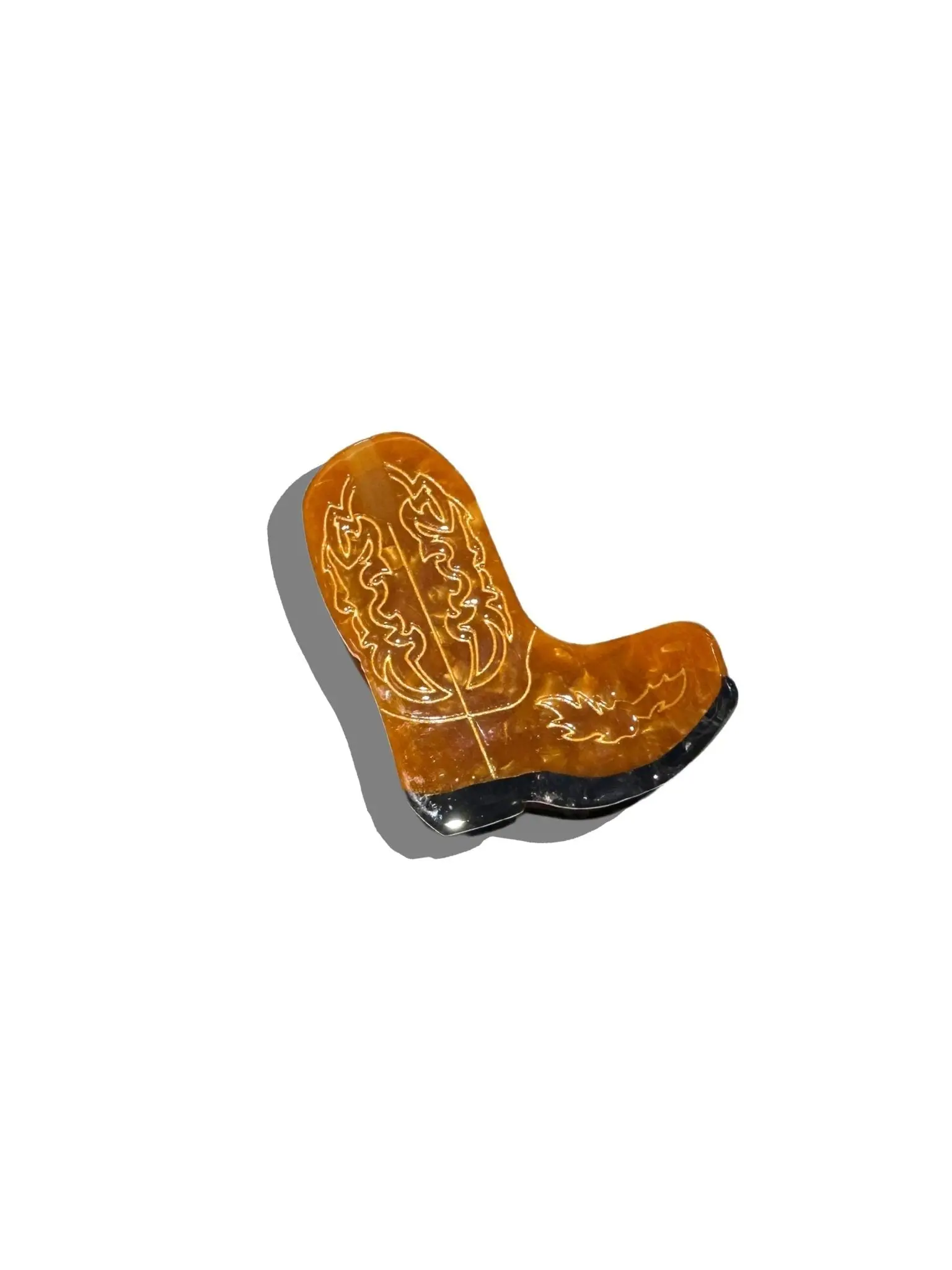 Hand-Painted Boot Hair Clip - Image 2