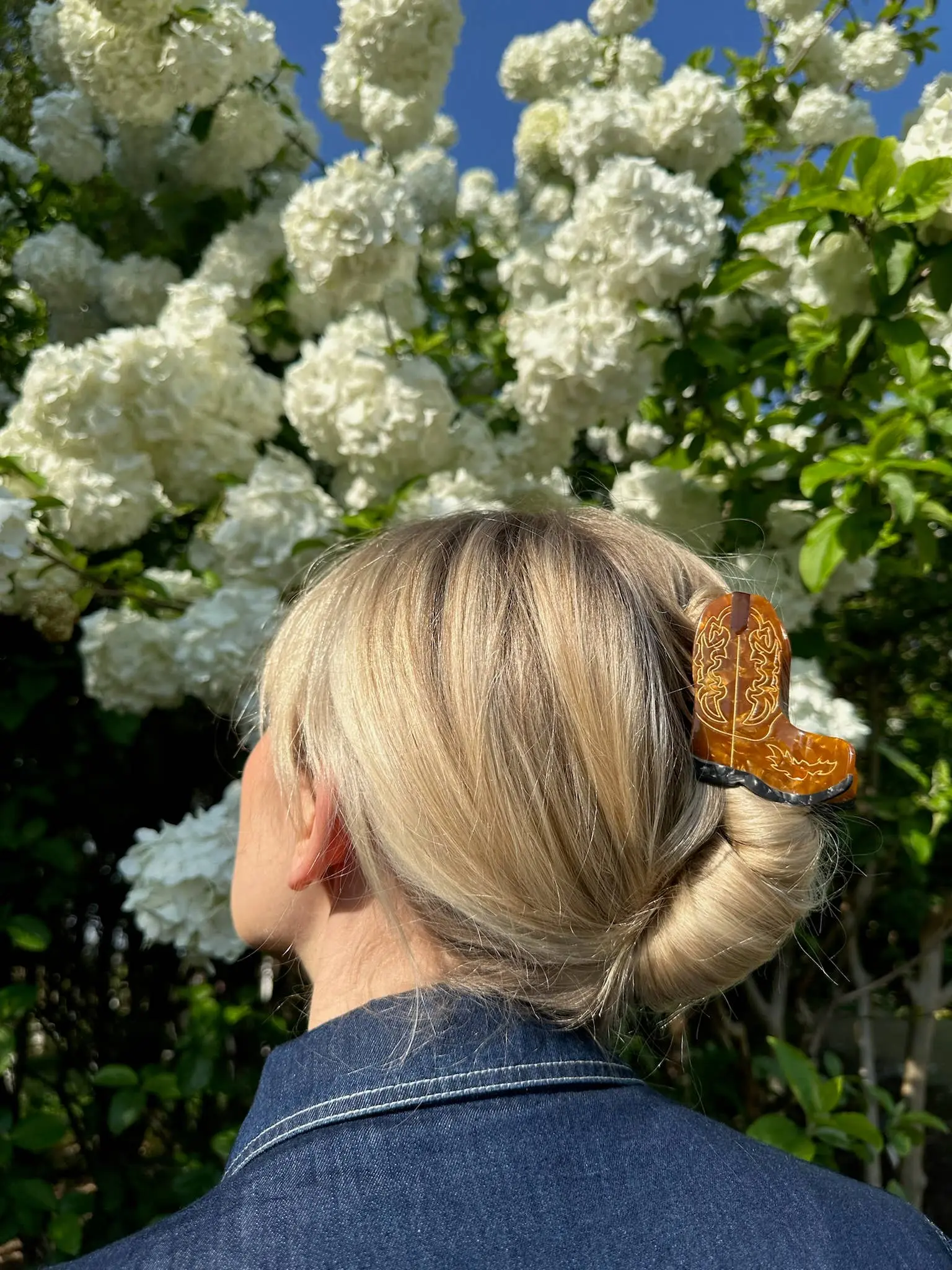 Hand-Painted Boot Hair Clip - Image 4