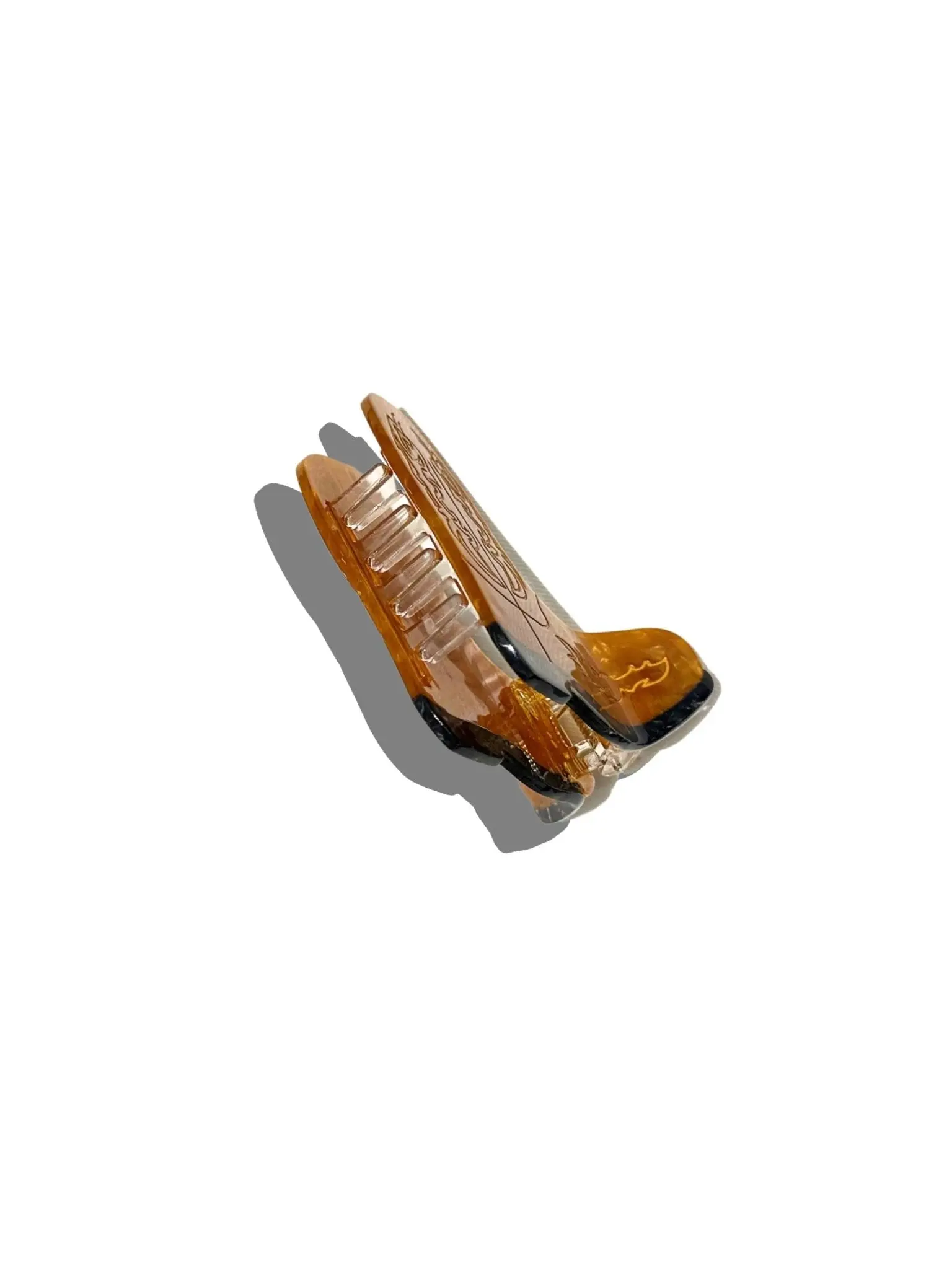 Hand-Painted Boot Hair Clip - Image 5