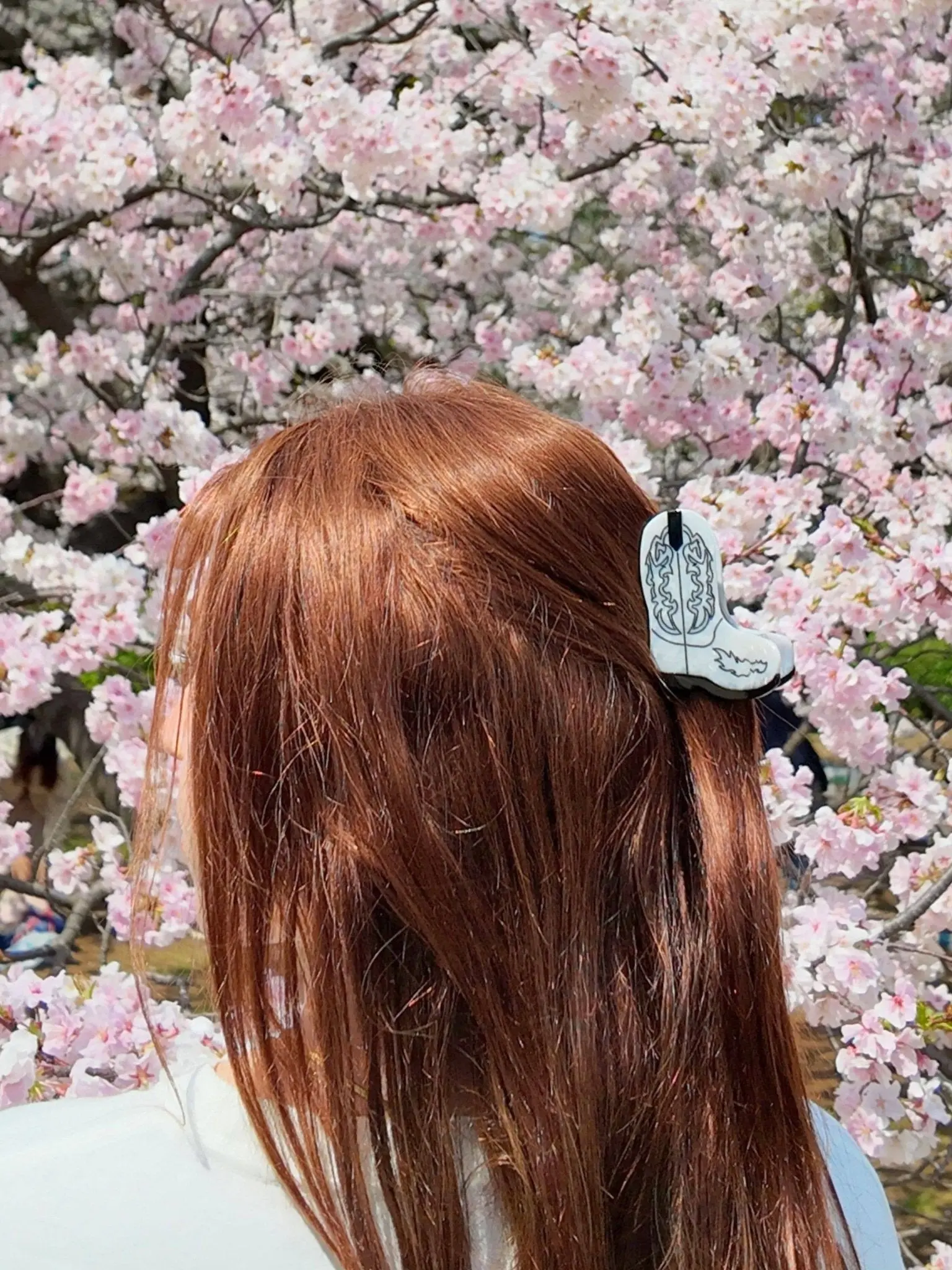 Hand-Painted Boot Hair Clip - Image 6