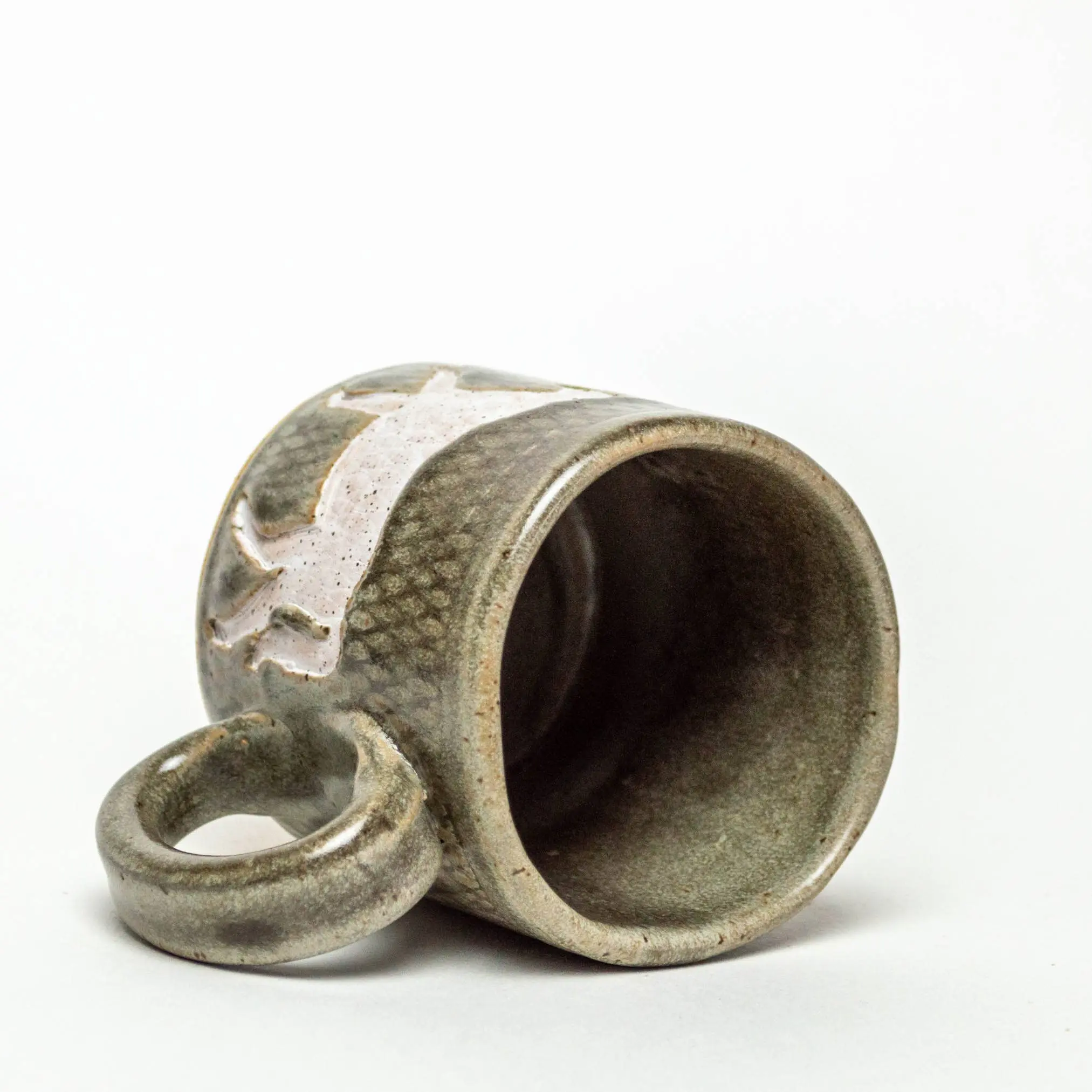 Handmade Horse Mug (Green) - Image 3