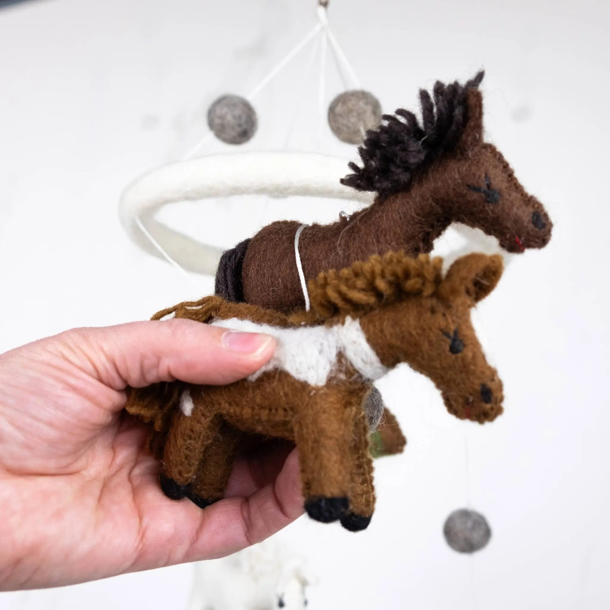 Handmade Horse Nursery Mobile - Image 5