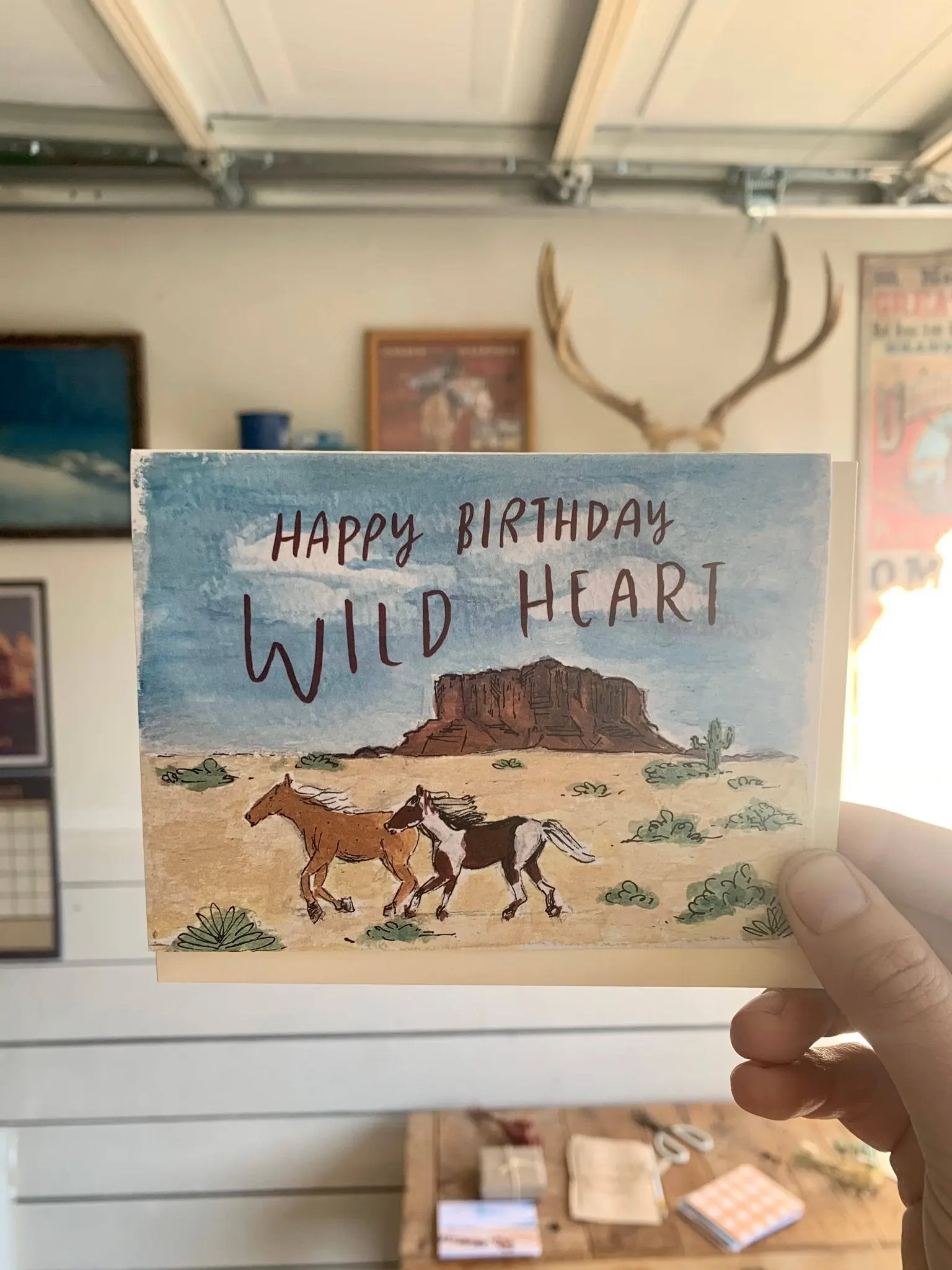 Happy Birthday Wild Heart Horse Card - Image 7