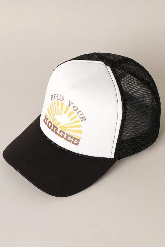 Hold Your Horses Hat (Black) - Image 3