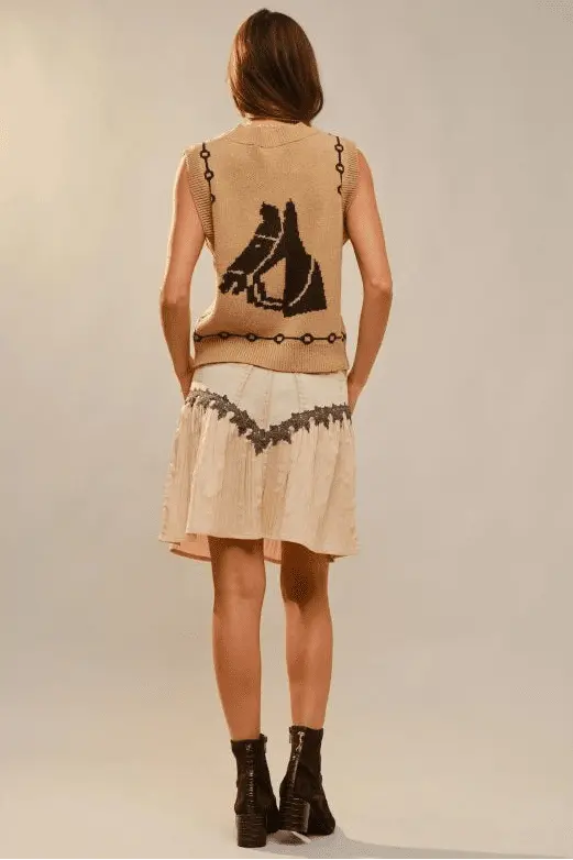Bit & Bridle Sweater Vest - Image 2