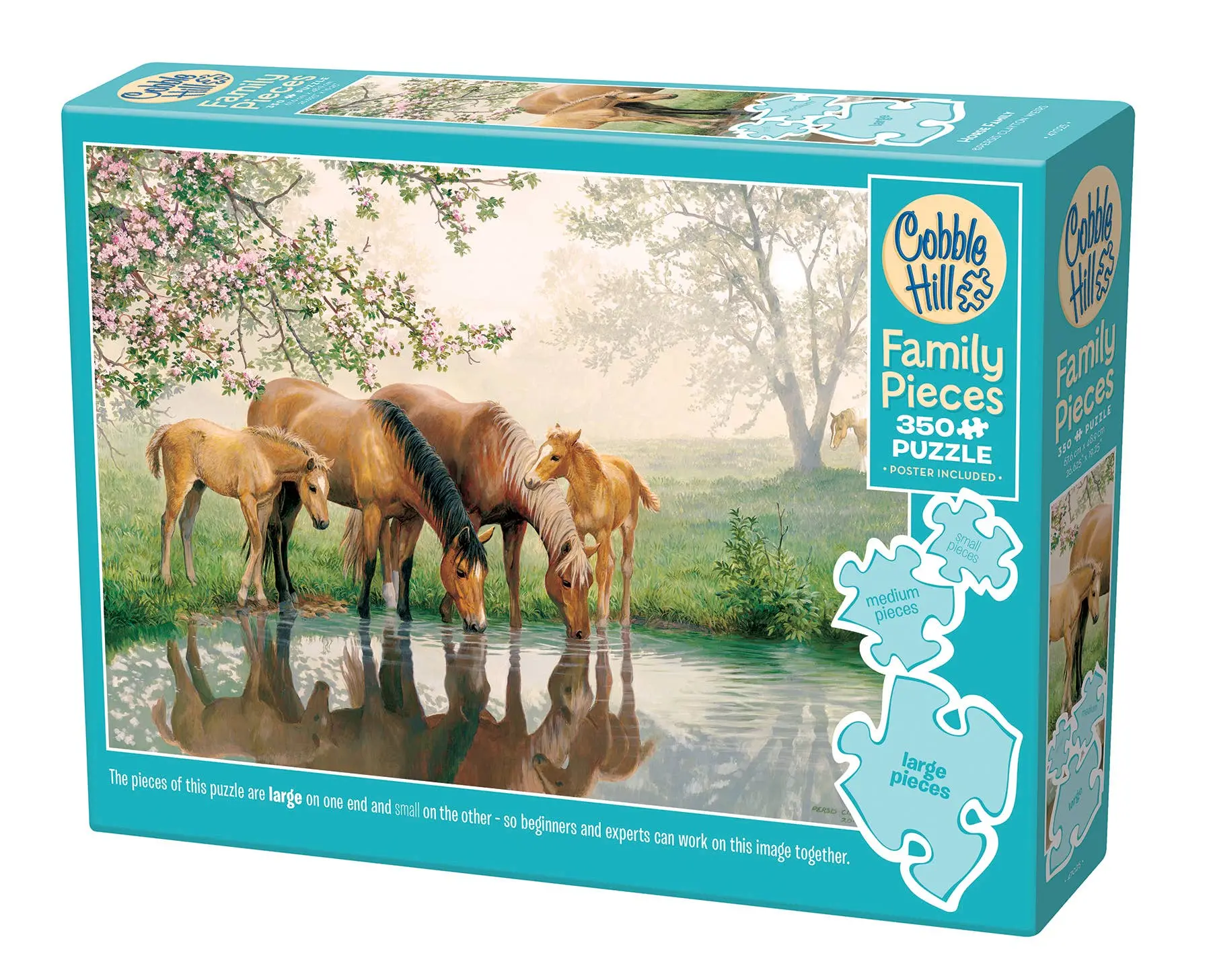 Horse Family Puzzle (350pc) - Image 4