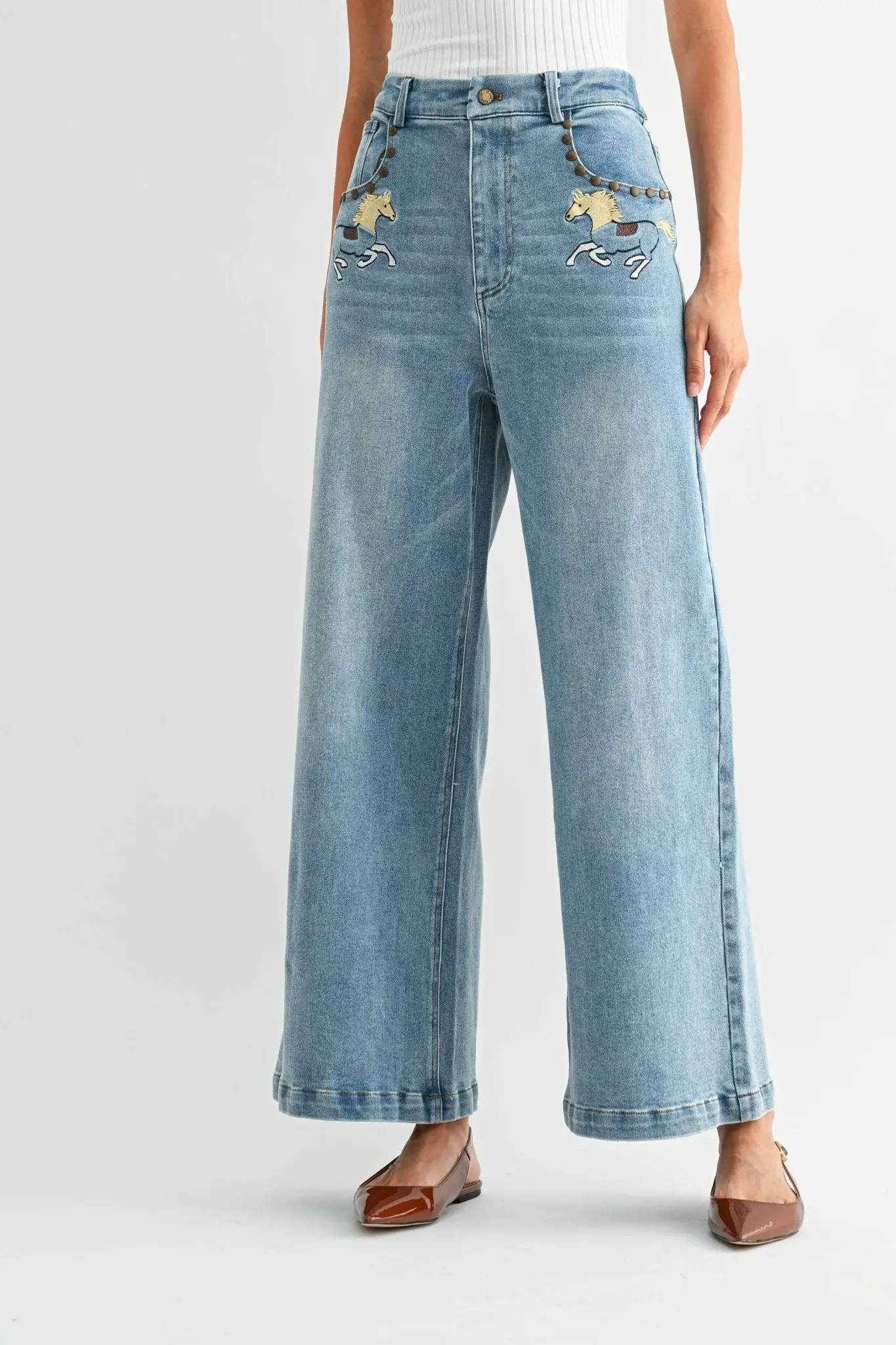 Horse High-Waisted Jeans - Image 6