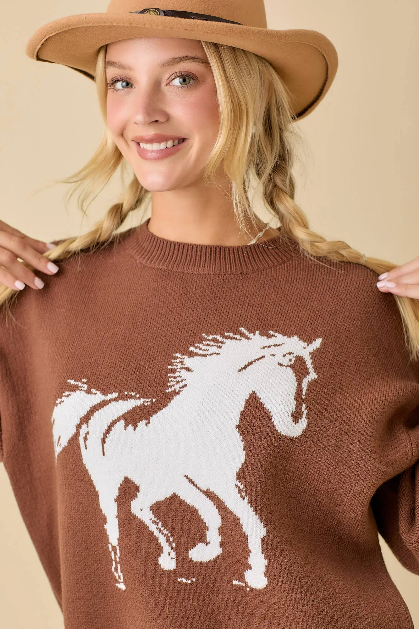 Mustang Spirit Knit Sweater - Image 3