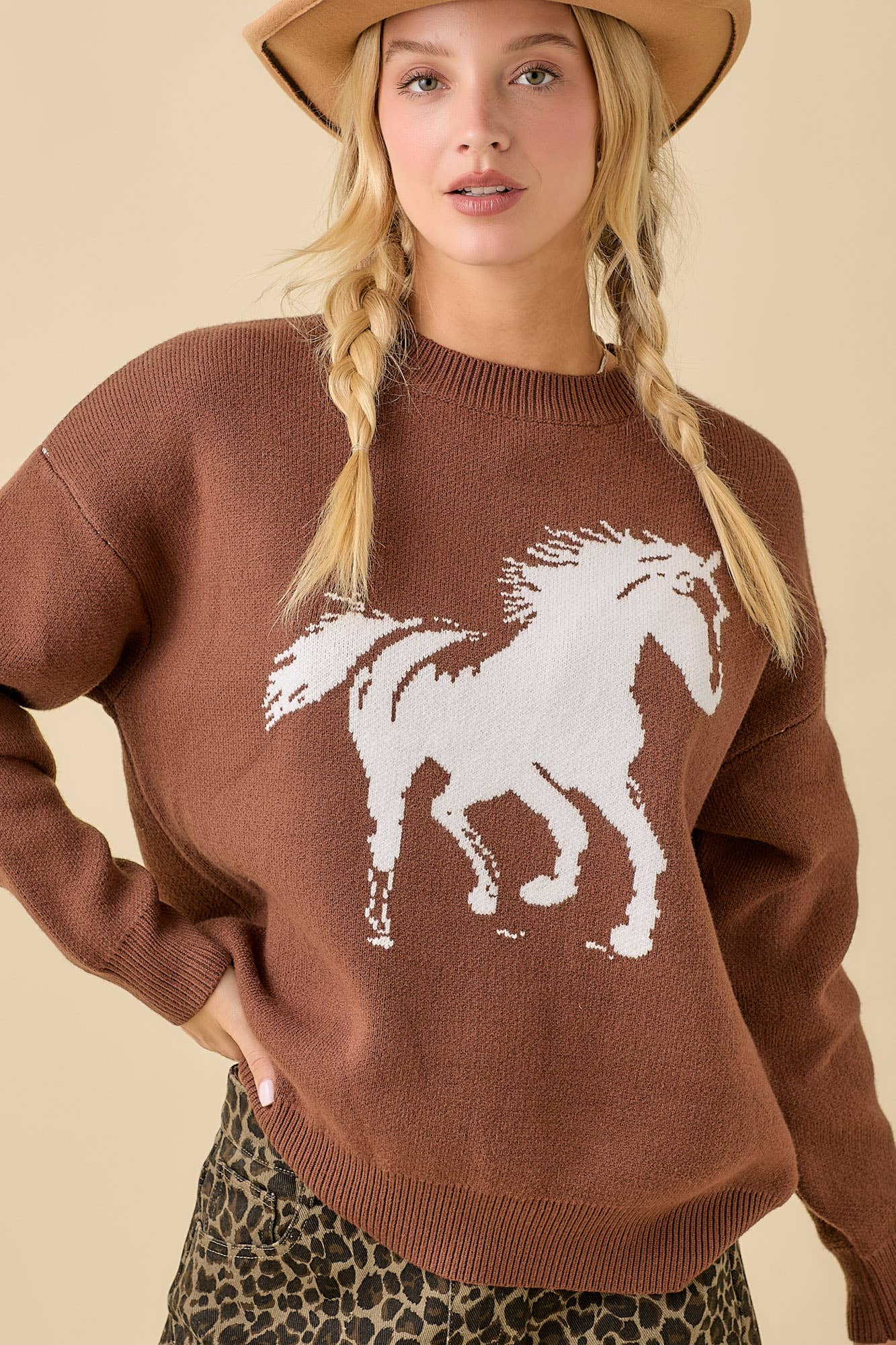 Mustang Spirit Knit Sweater - Image 5