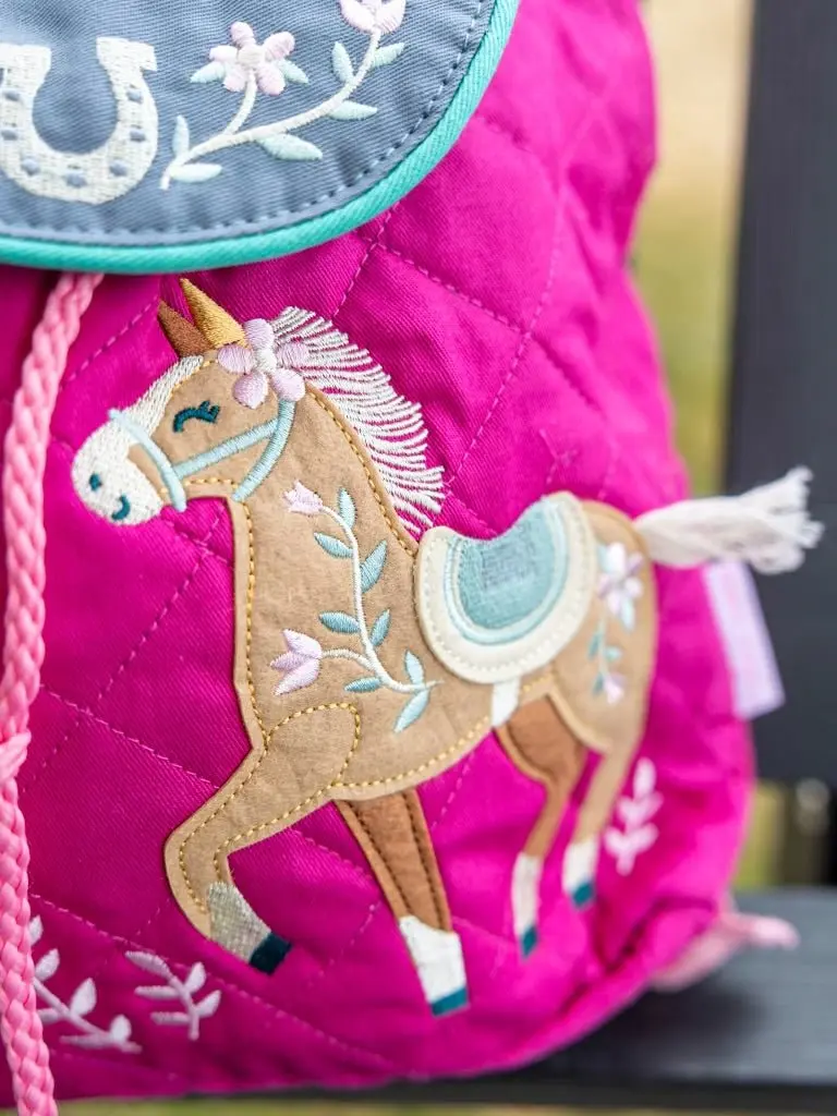 Suzie Pony Quilted Backpack - Image 7