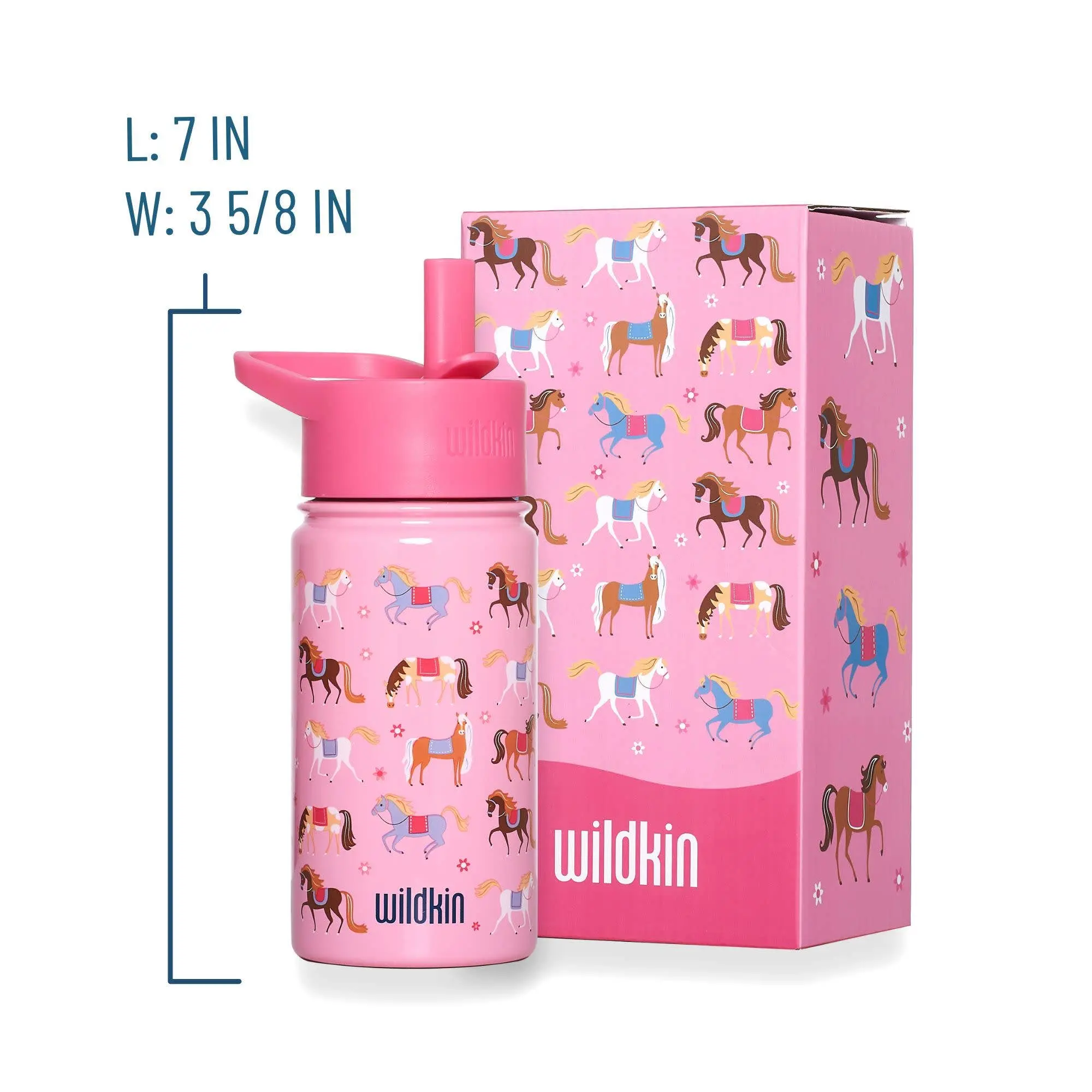 Steel Horse Water Bottle (14 oz) - Image 3