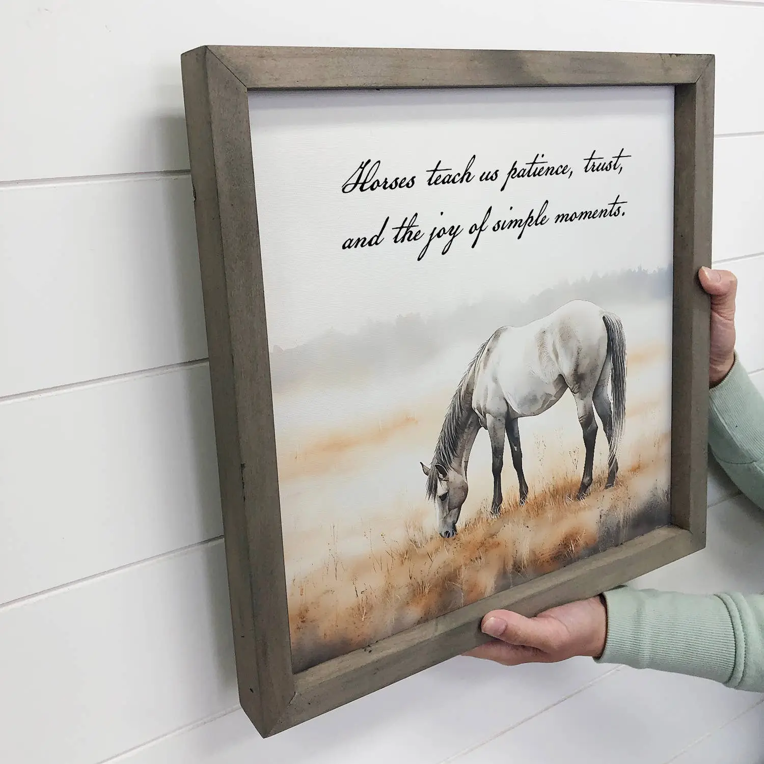 What Horses Teach Us Framed Art - Image 3