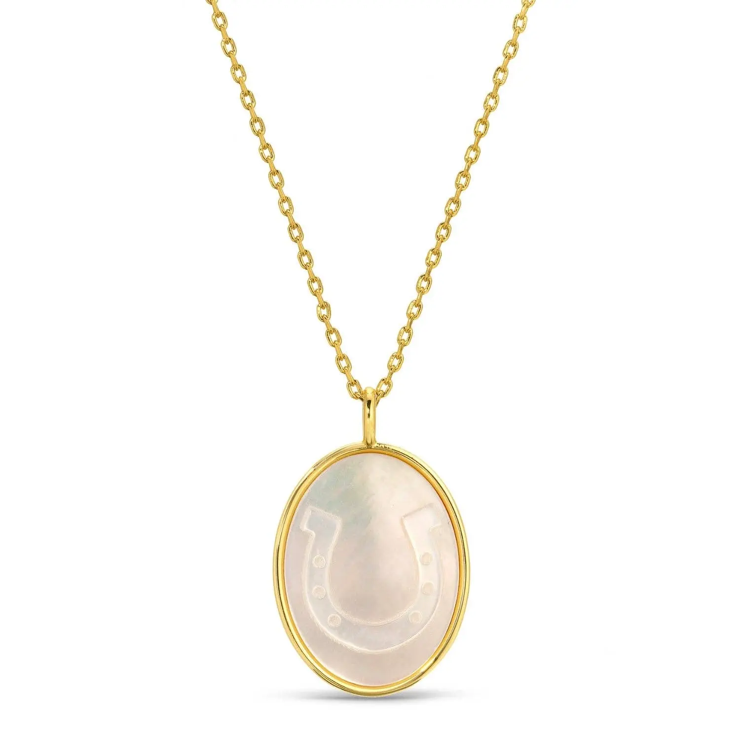Horseshoe Shell Pendant Necklace