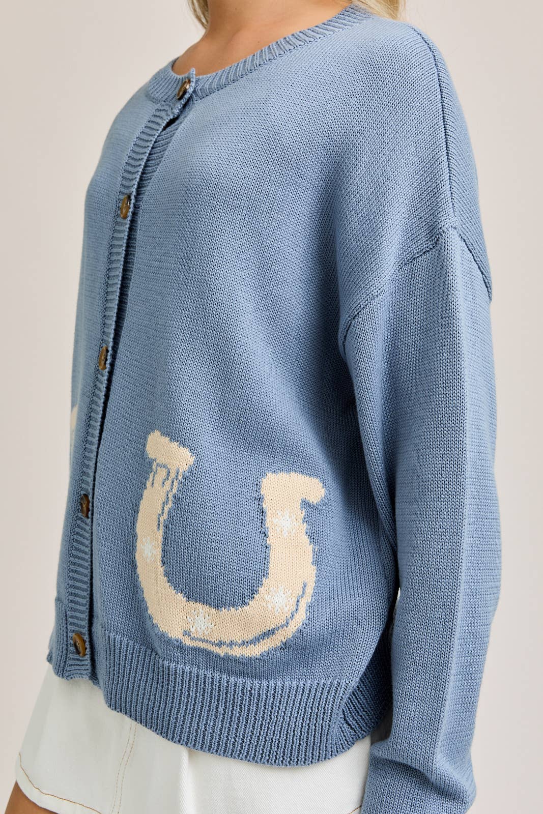 Bluebell Horseshoe Cardigan - Image 6