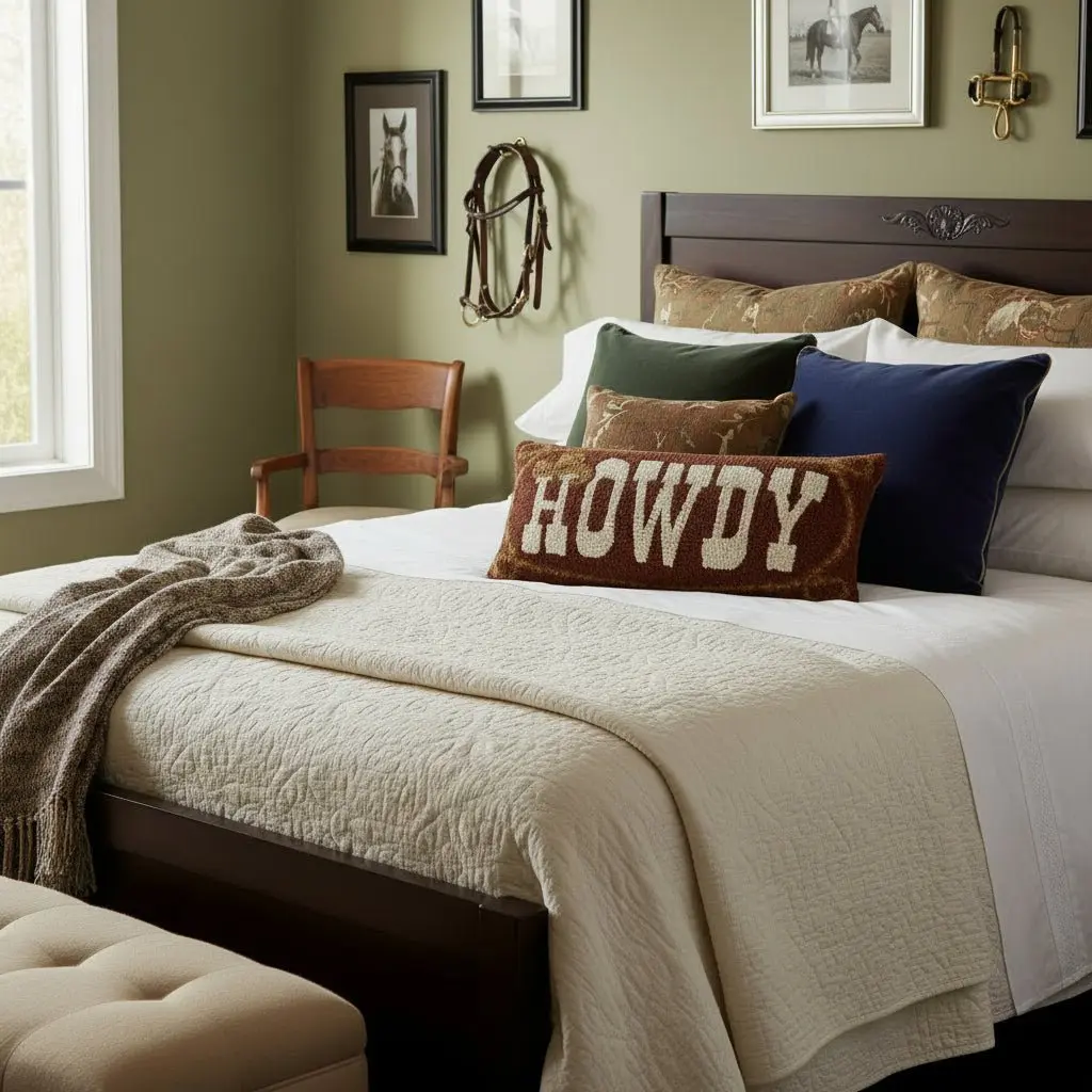 Howdy Cowboy Hook Pillow - Image 4