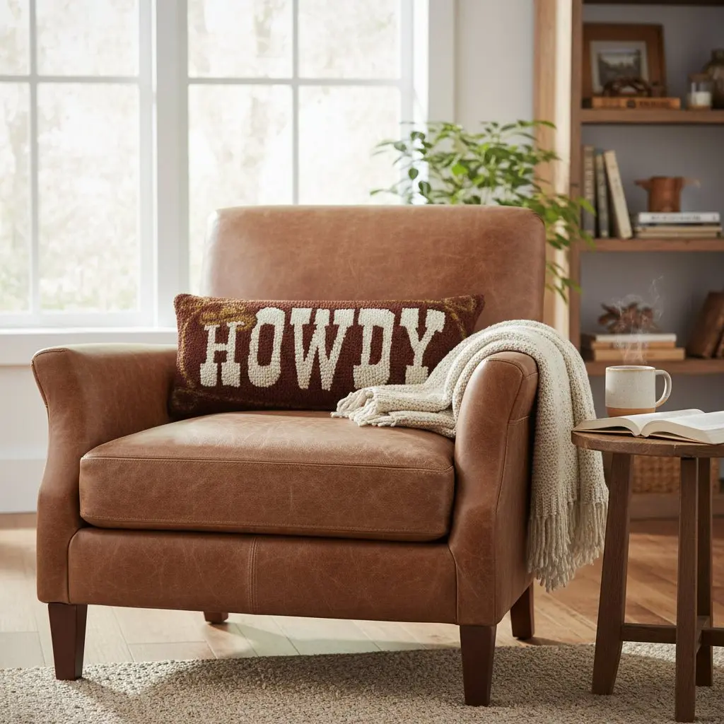 Howdy Cowboy Hook Pillow - Image 5