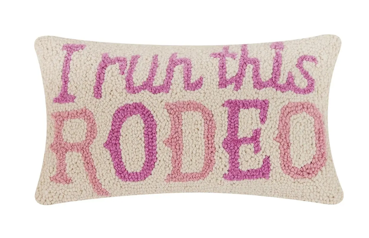 I Run This Rodeo Hook Pillow - Image 4