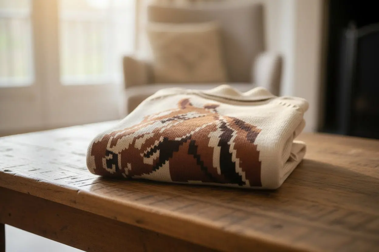 Equine Embrace Jacquard Sweater - Image 7