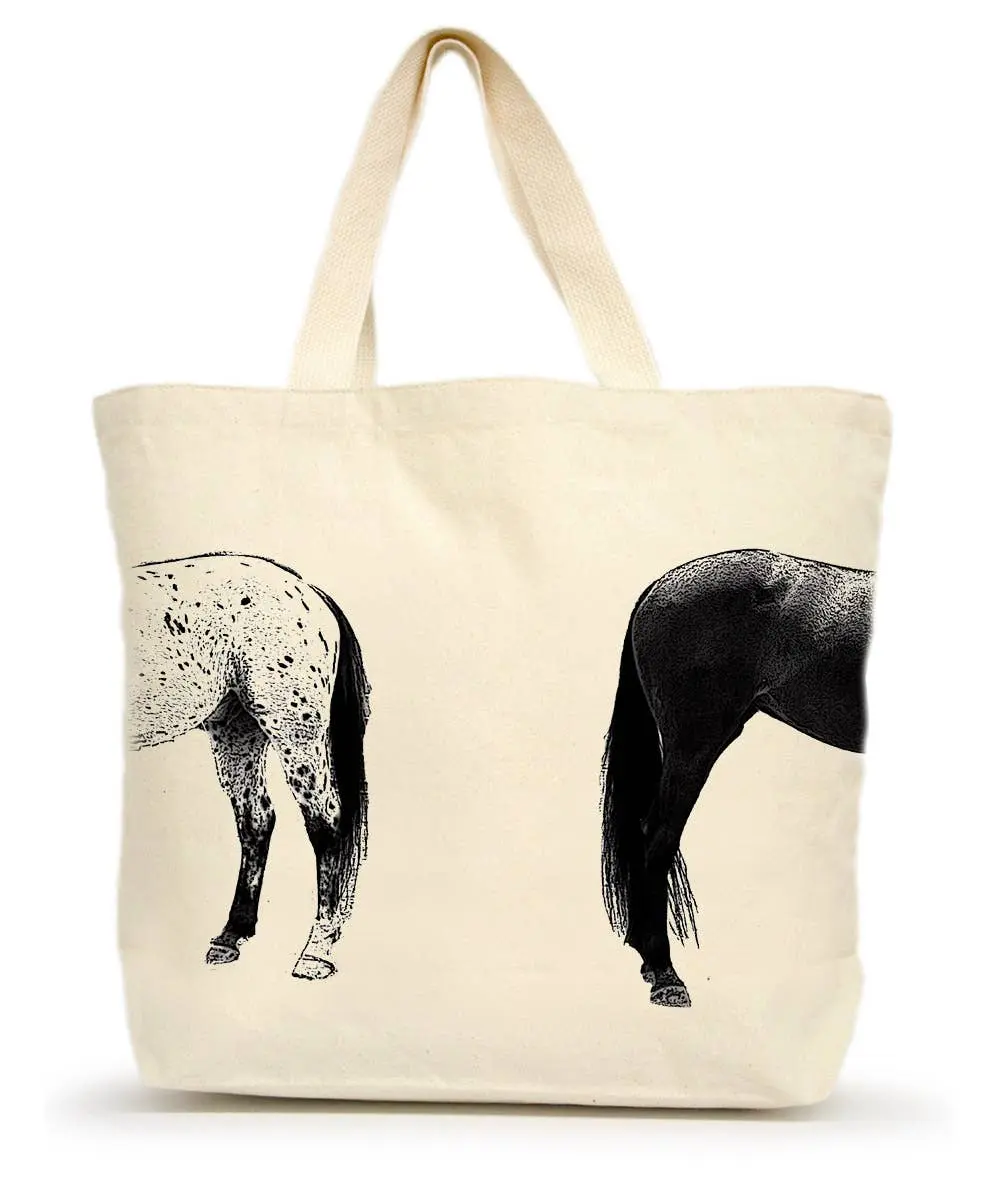 Kissing Horses Tote Bag - Image 3