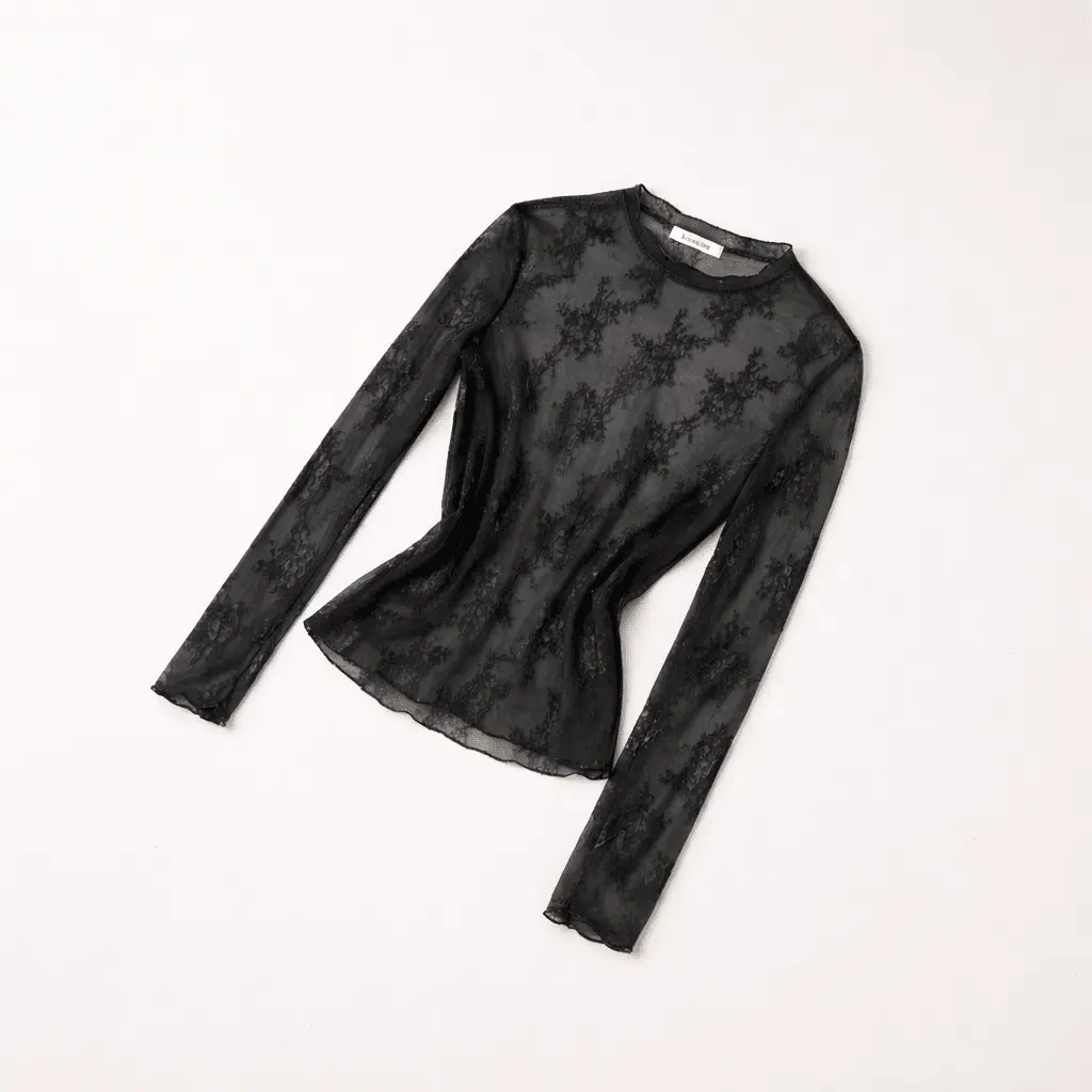 Western Lace Mesh Top - Image 4