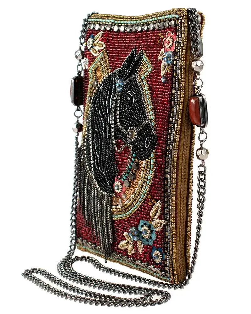 Let's Gallop Hand-Beaded Horse Handbag - Image 4