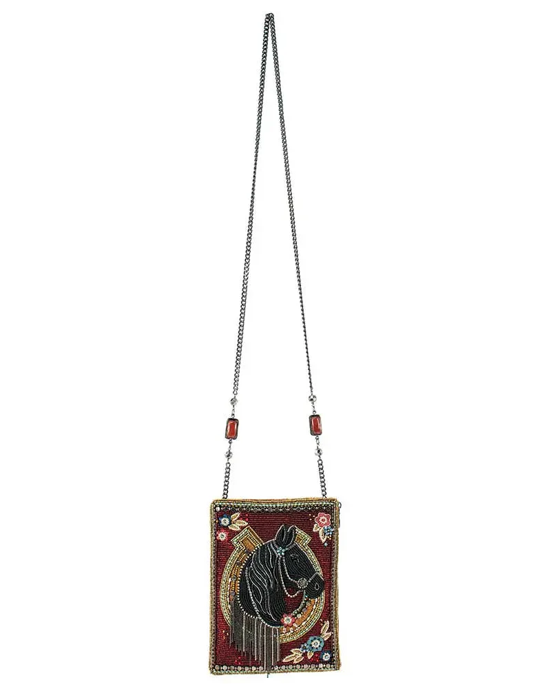 Let's Gallop Hand-Beaded Horse Handbag - Image 6