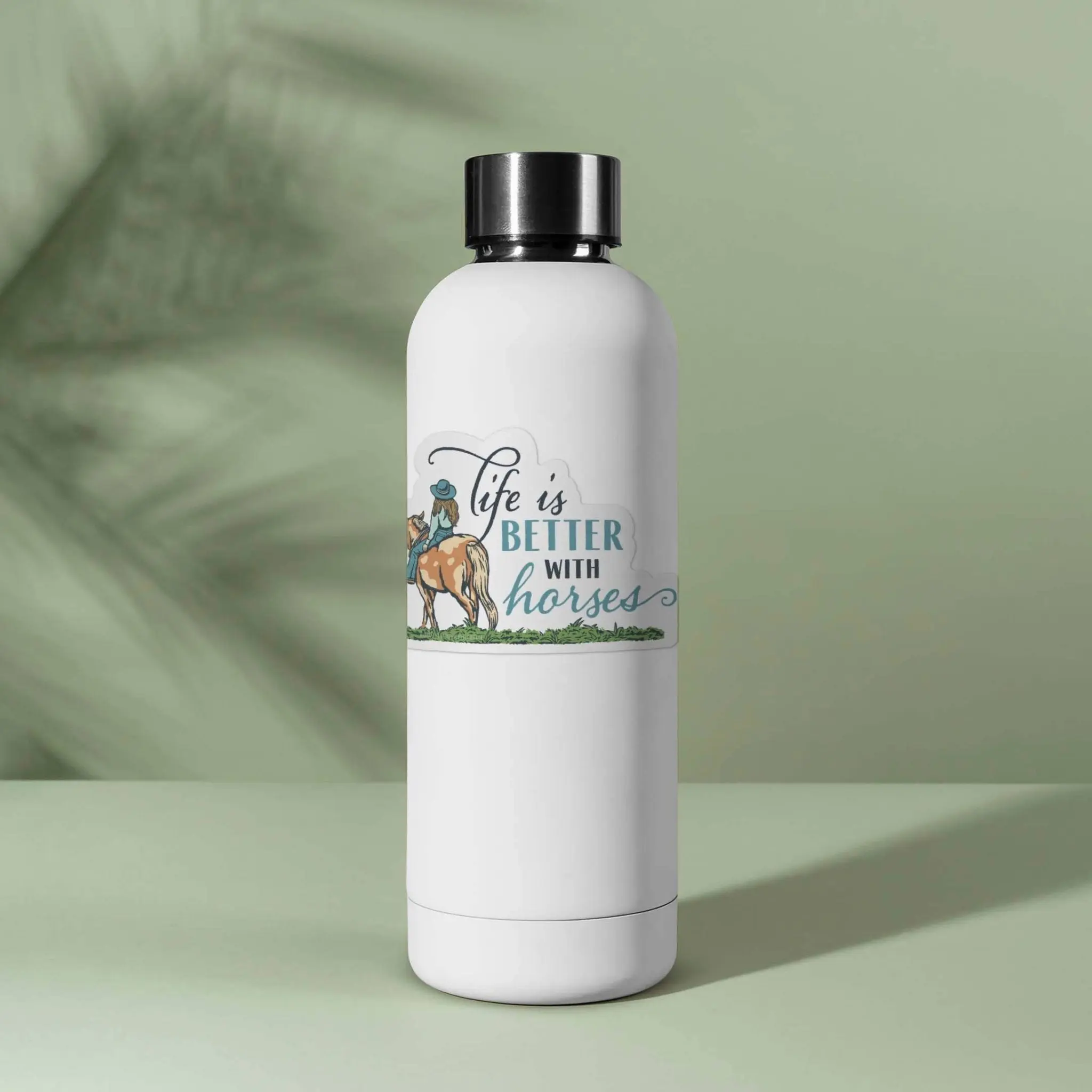 Life is Better With Horses Waterproof Sticker - Image 4