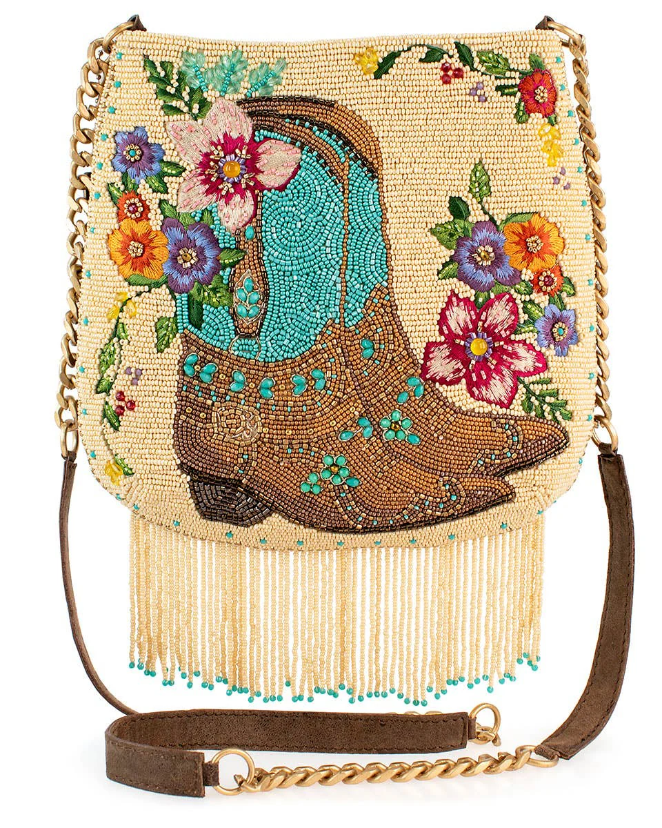 Cowgirl Line Dance Hand-Beaded Handbag