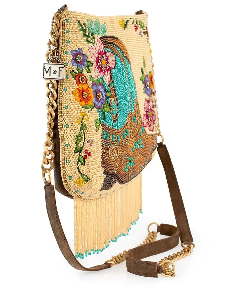 Cowgirl Line Dance Hand-Beaded Handbag - Image 4
