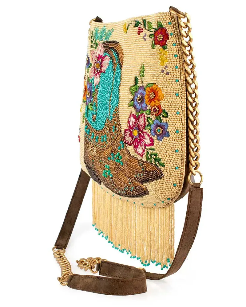 Cowgirl Line Dance Hand-Beaded Handbag - Image 5