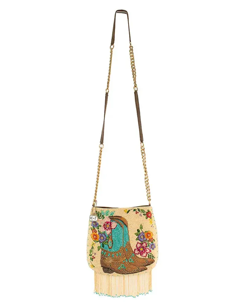 Cowgirl Line Dance Hand-Beaded Handbag - Image 7