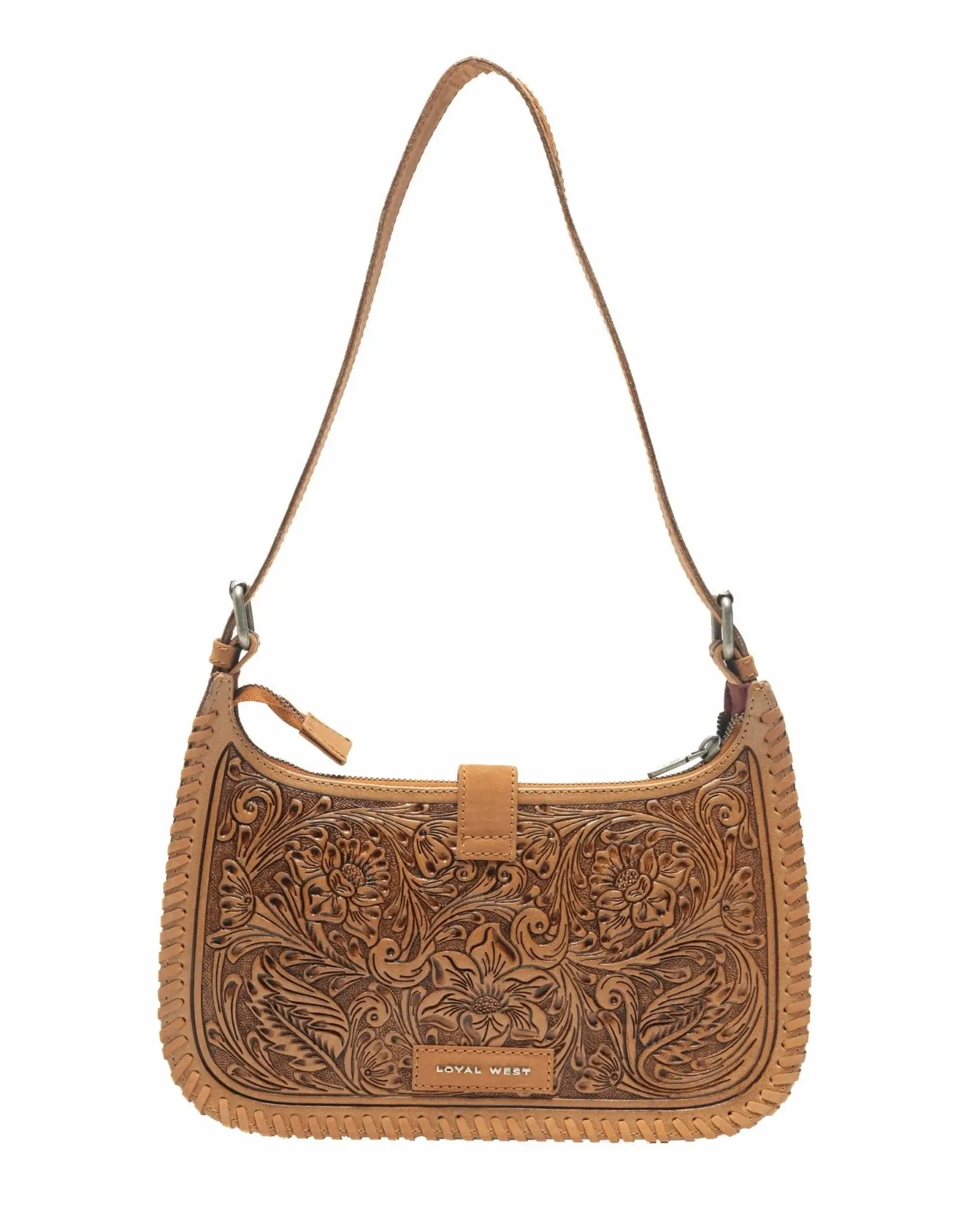 Bridle Bloom Hand-tooled Purse - Image 7