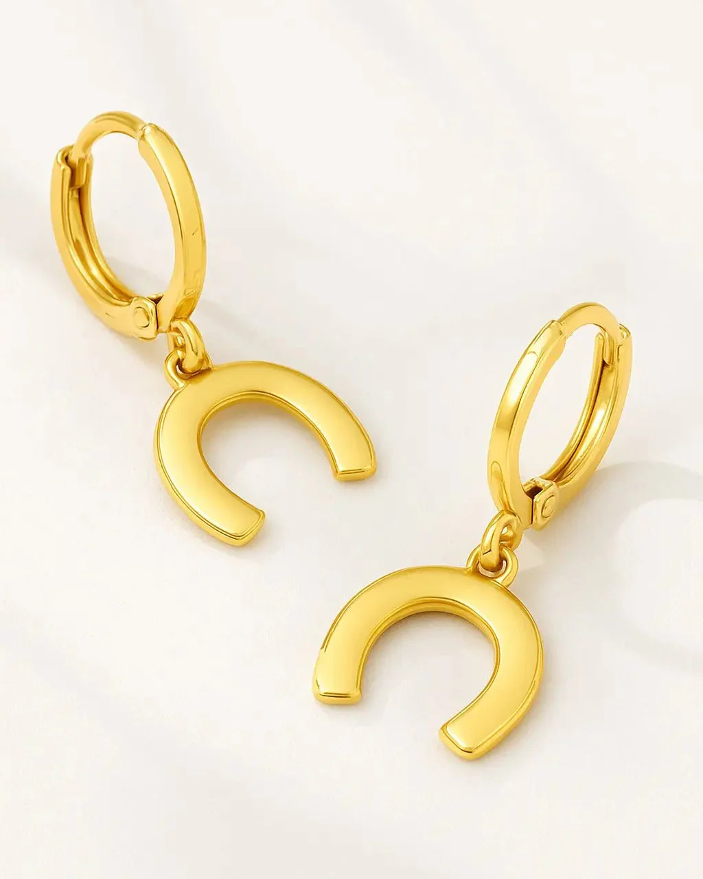 Luckie Huggie Horseshoe Earrings