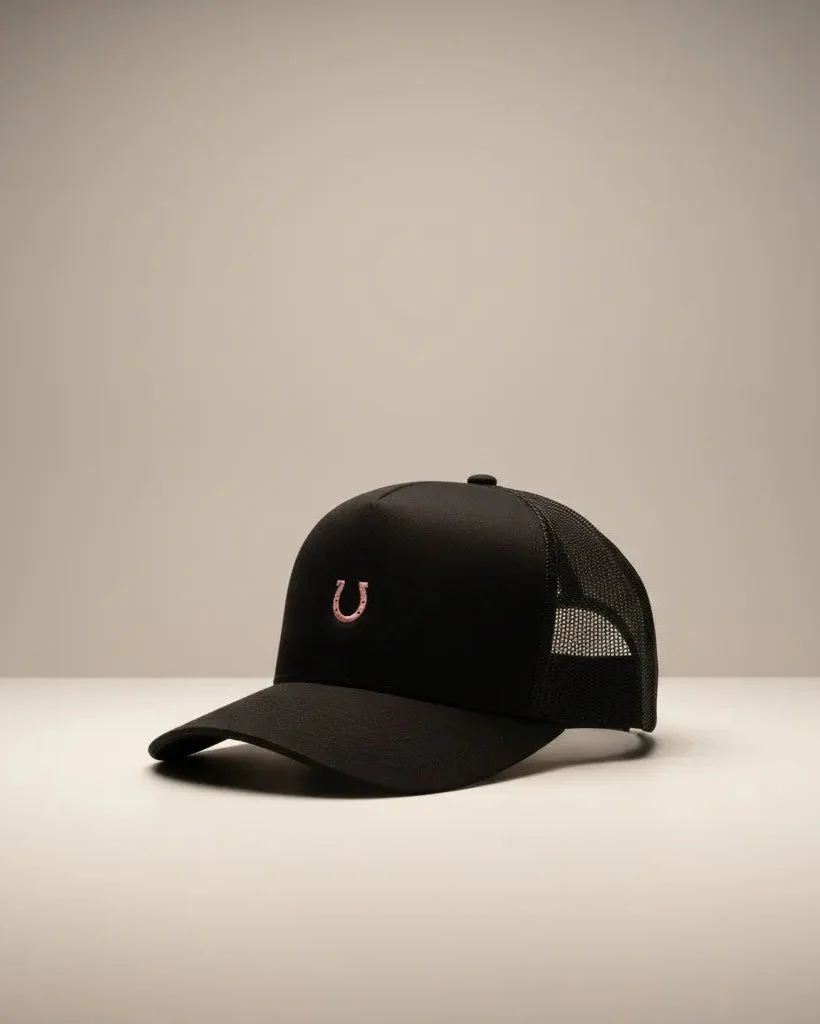 Bridle Up Hope Trucker Hat (Black) - Image 4
