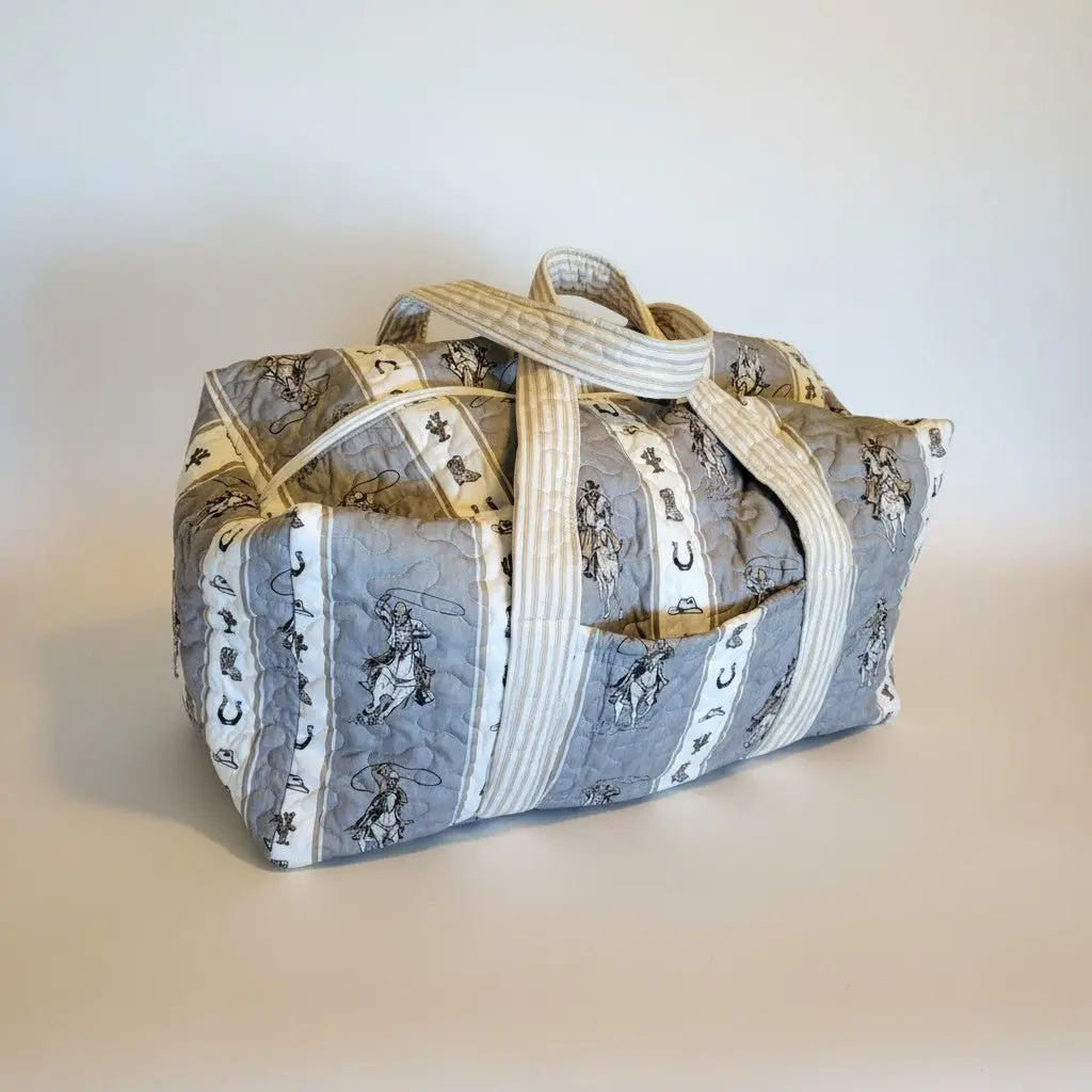 Saddle Up Quilted Duffle Bag - Image 3
