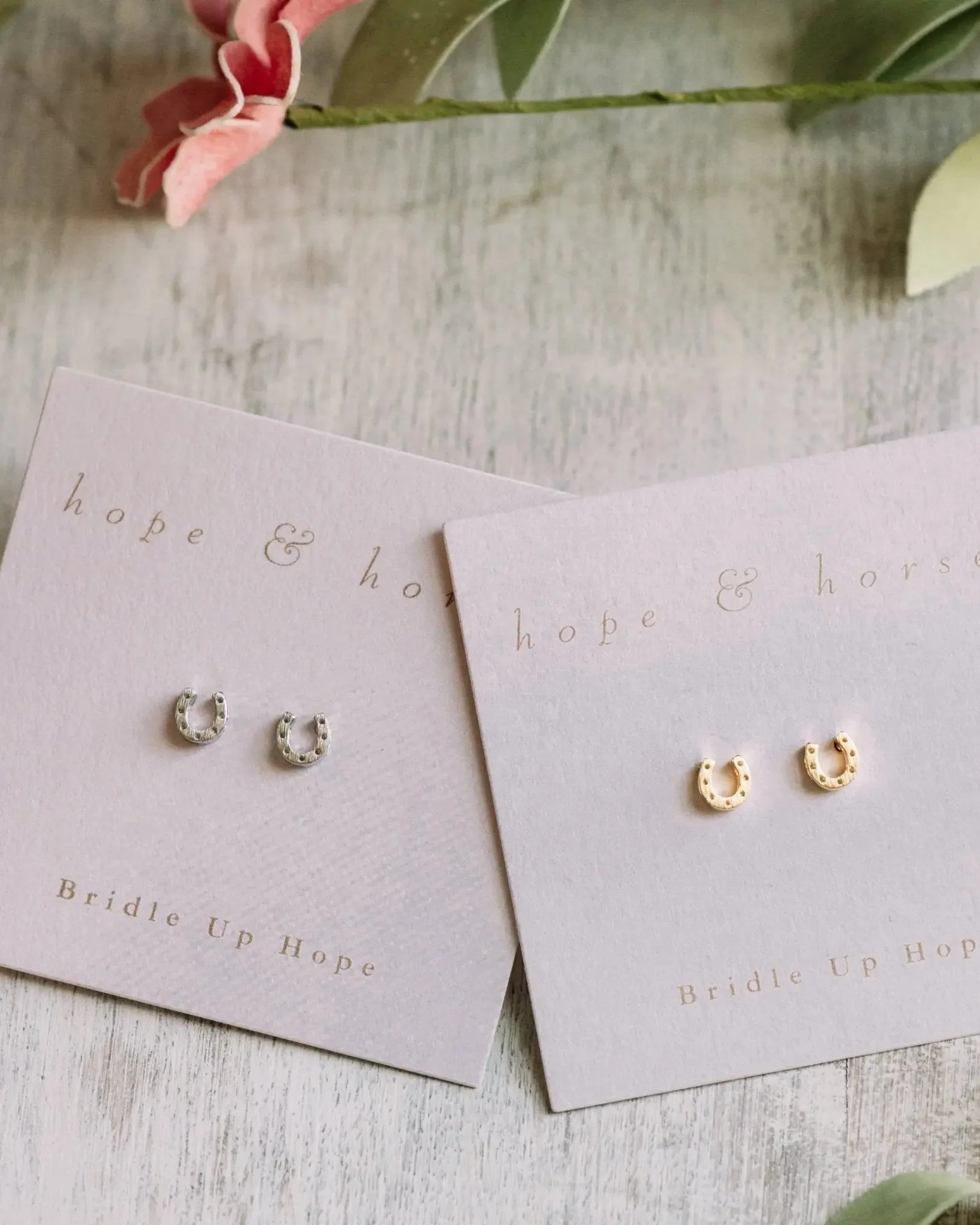Mini Horseshoe Earrings - Image 3