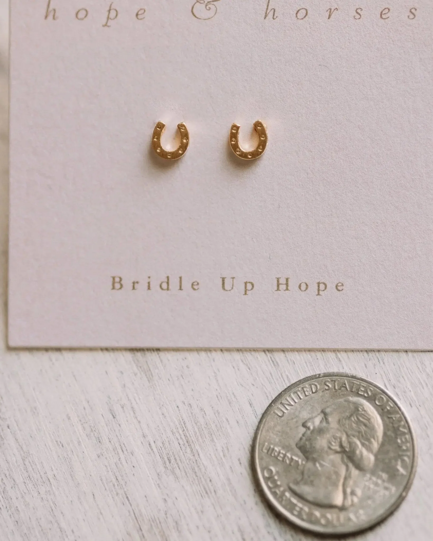 Mini Horseshoe Earrings - Image 7