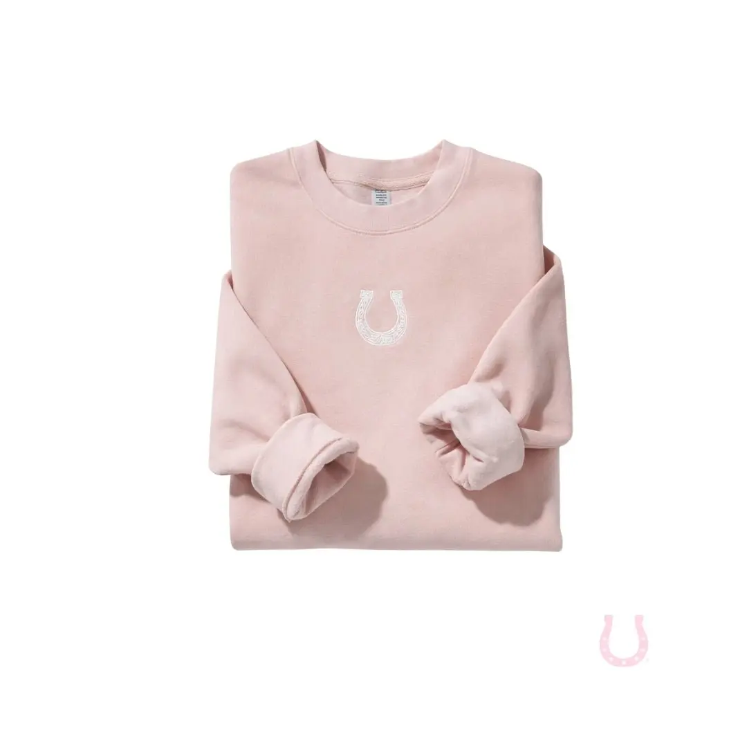 Lucky in Love Horseshoe Sweatshirt - Image 6