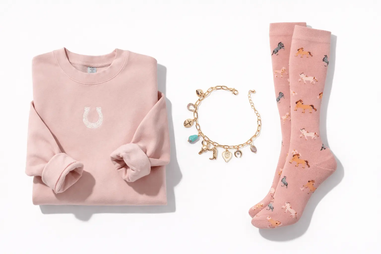 Lucky in Love Horseshoe Sweatshirt - Image 9
