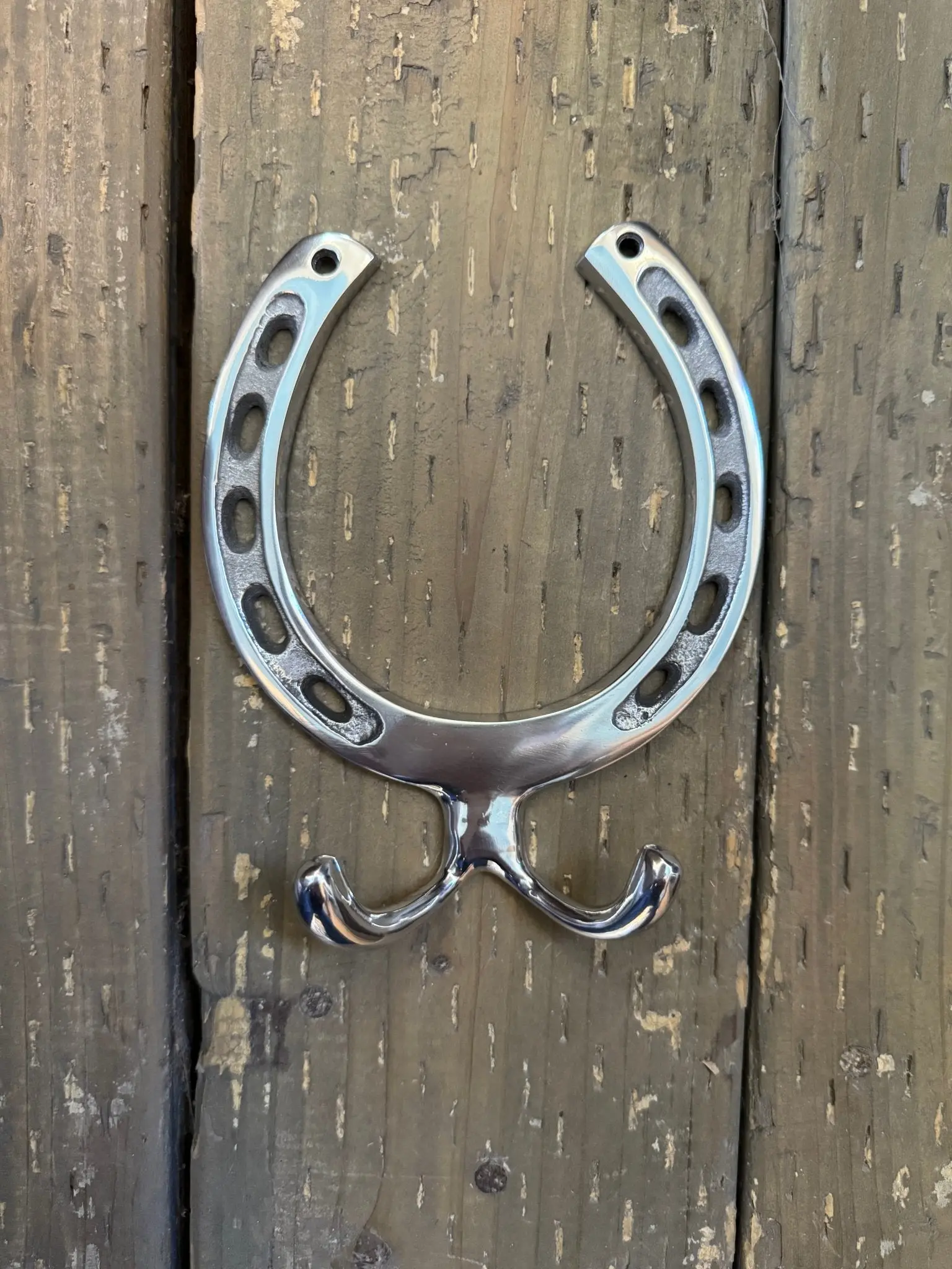 Silver Horseshoe Wall Hook - Image 2