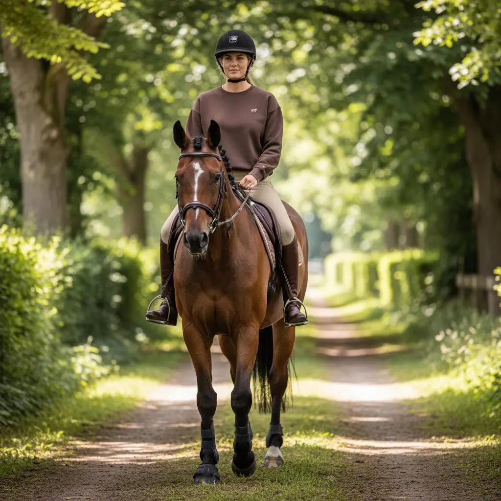 Chestnut Charm Horse Sweatshirt - Image 2