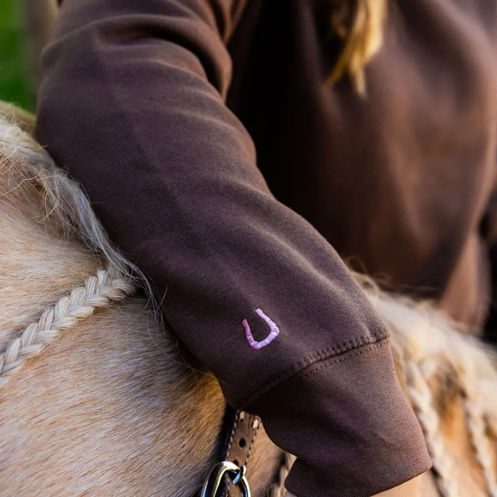 Chestnut Charm Horse Sweatshirt - Image 4